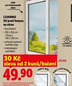 Lidl Livarno síř proti hmyzu na okno nabídka