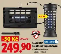 Lidl Elektrický lapač hmyzu nabídka