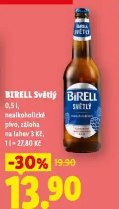 Lidl Birell nealkoholické pivo nabídka