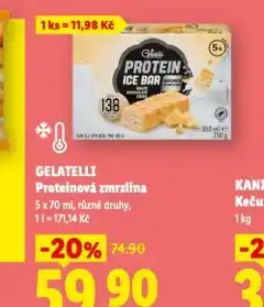 Lidl Gelatelli protinová zmrzlina nabídka