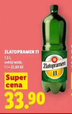 Lidl Pivo zlatopramen nabídka