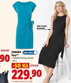 Lidl Šaty nabídka