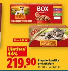 Lidl Propesko kapsičky pro psy nabídka