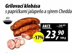 ZEMAN Grilovací klobása nabídka