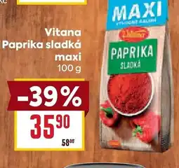Billa Vitana Paprika sladká maxi nabídka
