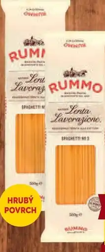 Billa Rummo Těstoviny nabídka