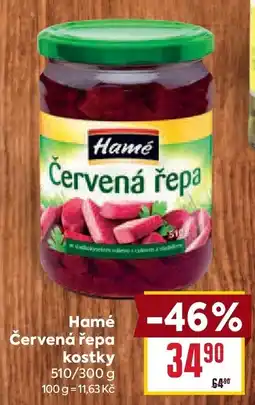 Billa Hamé Červená řepa kostky nabídka