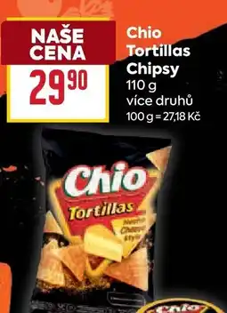 Billa Chio Tortillas Chipsy nabídka