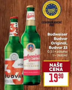 Billa Budweiser Budvar Originál, Budvar 33 nabídka