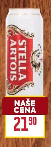 Billa Stella Artois nabídka