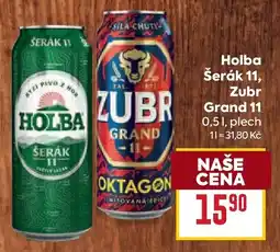 Billa Holba Šerák 11, Zubr Grand 11 nabídka