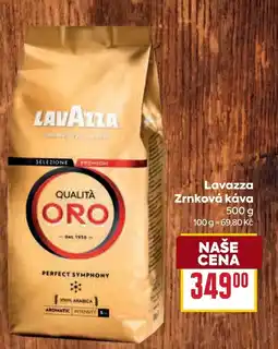 Billa Lavazza Zrnková káva nabídka
