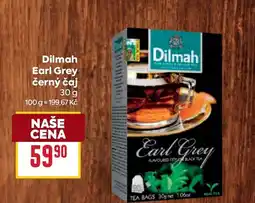 Billa Dilmah Earl Grey černý čaj nabídka