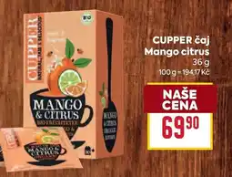 Billa CUPPER čaj Mango citrus nabídka