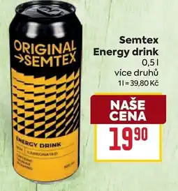 Billa Semtex Energy drink nabídka
