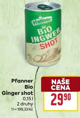 Billa Pfanner Bio Ginger shot nabídka