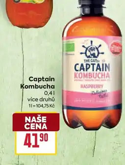 Billa Captain Kombucha nabídka