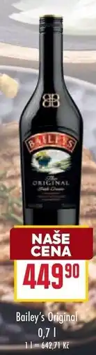 Billa Bailey's Original nabídka