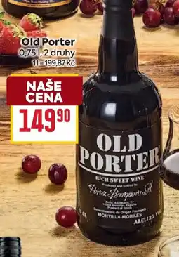 Billa Old Porter nabídka
