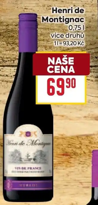 Billa Henri de Montignac nabídka