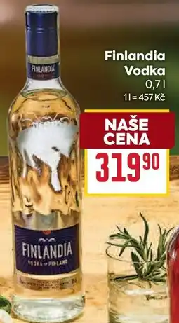 Billa Finlandia Vodka nabídka