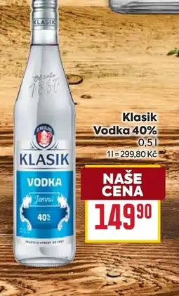 Billa Klasik Vodka 40% nabídka
