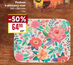 Billa Podnos květinový vzor nabídka