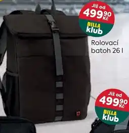 Billa Rolovací batoh nabídka