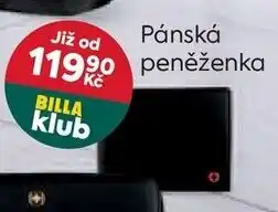 Billa Pánská peněženka nabídka