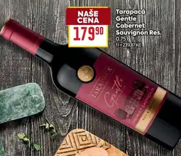 Billa Tarapacá Gentle Cabernet Sauvignon Res. nabídka