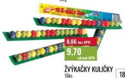 Ratio ŽVÝKAČKY KULIČKY 16ks nabídka