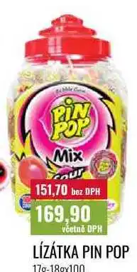 Ratio LÍZÁTKA PIN POP 17g-18gx100 nabídka