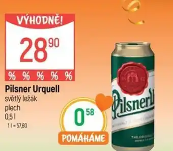 Globus Pilsner Urquell nabídka