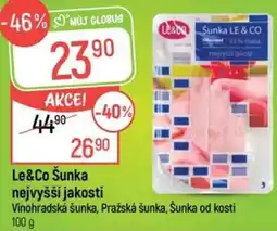 Globus Le&Co Šunka nejvyšší jakosti nabídka