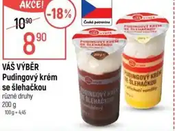 Globus VÁŠ VÝBĚR Pudingový krém se šlehačkou nabídka