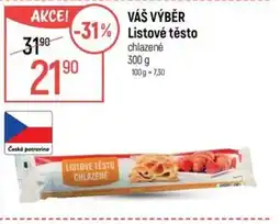 Globus VÁŠ VÝBĚR Listové těsto nabídka