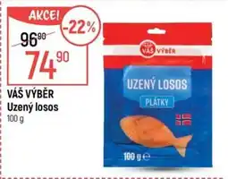 Globus VÁŠ VÝBĚR Uzený losos nabídka
