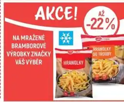Globus Na mražené bramborové výrobky značky váš výběr nabídka