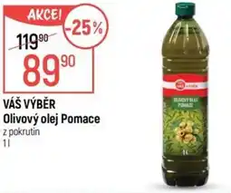 Globus VÁŠ VÝBĚR Olivový olej Pomace nabídka
