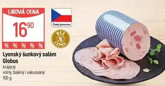 Globus Lyonský šunkový salám Globus nabídka