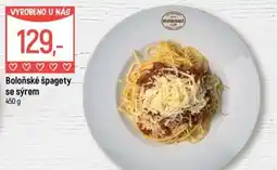 Globus Boloňské špagety se sýrem nabídka