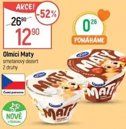 Globus Olmíci Maty smetanový dezert nabídka