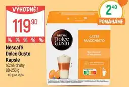 Globus Nescafé Dolce Gusto Kapsle nabídka