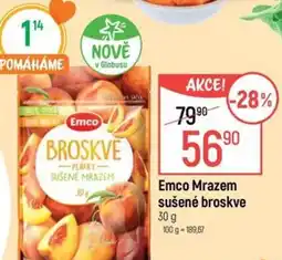 Globus Emco Mrazem sušené broskve nabídka