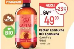 Globus Captain Kombucha BIO Kombucha nabídka