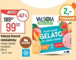 Globus Valsoia Ovocné minikelímky mango, jahoda nabídka
