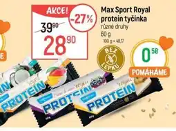 Globus Max Sport Royal protein tyčinka nabídka
