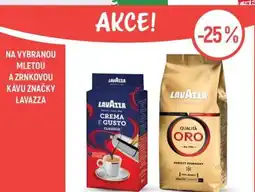 Globus Na vybranou mletou a zrnkovou kávu značky lavazza nabídka