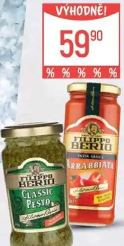 Globus Filippo Berio omáčka a pesto nabídka