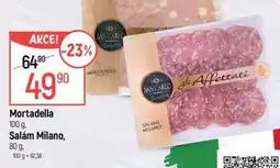 Globus Mortadella, Salám Milano nabídka